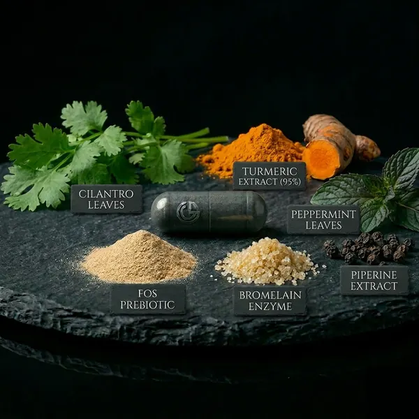 Phase 04: Defend — cilantro, turmeric, peppermint, piperine